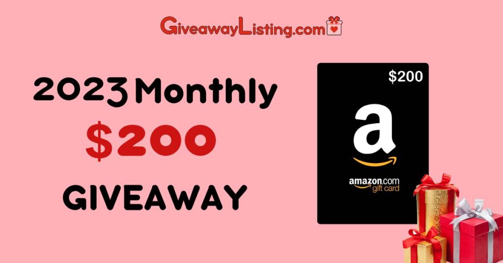 Giveaway Listing 2023 - World's best giveaways & sweepstakes